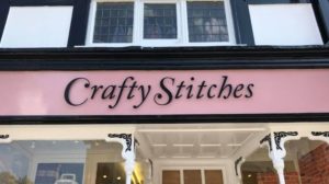 Crafty Stitches signage