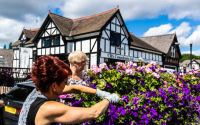 Judges visit Northwich for ‘In Bloom’ competition