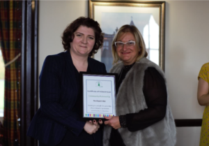 Northwich-BID-receiving-their-award